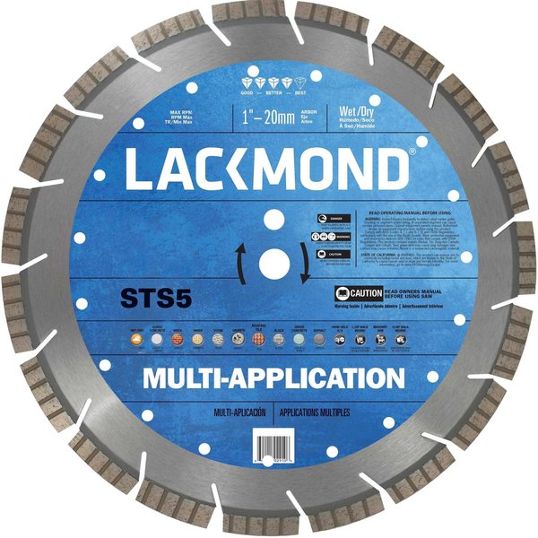 Lackmond 36 x 1 arbor STS-5 Series Multi-Application Blade STS5361871